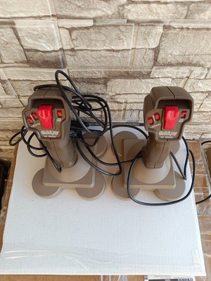 New GDR Joysticks.2 Pieces.Super Joy.Jet Fighter.NEW.Original Box.Germany.1990s