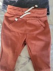 Boys Blue Top With Pocket & Rust Pants By Cat & Jack Size 12 Months — photo 3