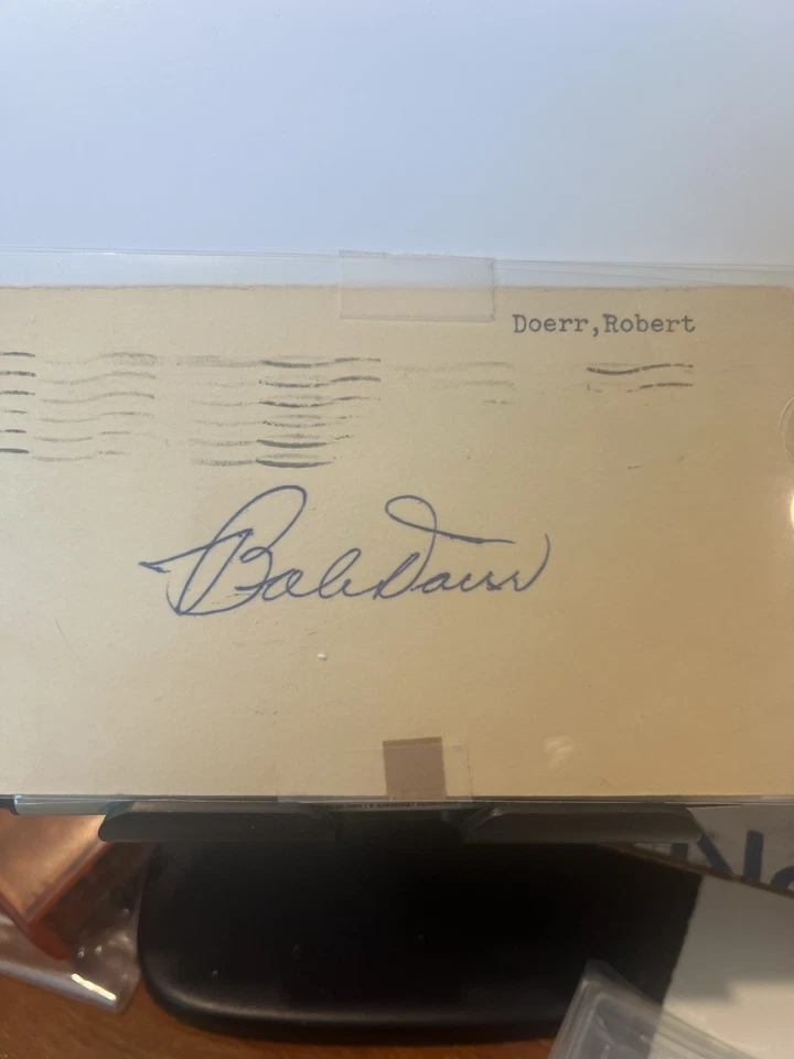 Bobby Doerr Auto (AU) 2 Cards/Autographs - Image 2 of 4