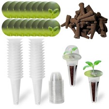 160PCS Hydroponics Growing Baskets,Plant Seed Pod Kit,Grow Anything Kit,Indoo... 0.12 per gallon