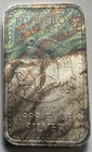 Cuauhtemoc - 5 Troy oz Silver Bar-Aztec Mayan Calendar Bar Toned