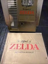 The Legend of Zelda (Nintendo NES 1987) - Manual & Map w/ Sleeve