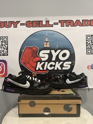 Size 10 - Nike Off-White x Dunk Low Lot 50 of 50