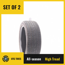 Set Of 2 Used 22545r17 Kumho Solus Kh25 91h - 932