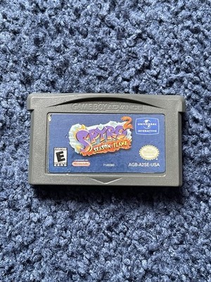 Spyro 2: Season of Flame (Nintendo GameBoy Advance, 2002) Cartridge Only