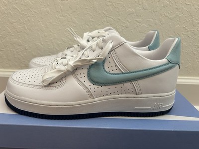 NEW Nike Air Force 1 Low Men s Low Top Sneaker White/Light Blue Puerto Rico 11