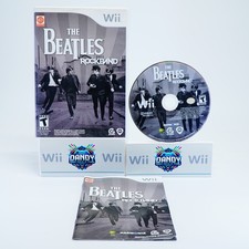 The Beatles: Rock Band CIB W/ Manual - Tested - Wii