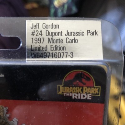 Jeff Gordon #24 Dupont Jurassic Park 1997 Monte Carlo Limited Edition