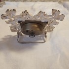 Vintage Metal Painted White Florn Wind-up Clock — photo 2
