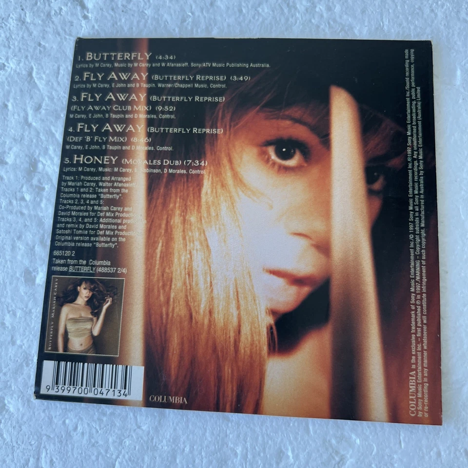 Mariah Carey CD Single Rare Butterfly 90s Pop Music Australian Edition 1997 - Image 2 of 4