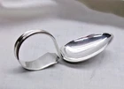 FAIRFAX ORNATE STERLING SILVER CURVED HANDLE BABY SPOON-1910 DURGIN/GORHAM FINE