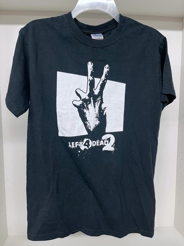 RARE Left 4 Dead 2 Valve Promo Shirt - SMALL PC Gamer Tee, Vintage Steam 2009!