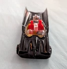Vintage Playart Batmobile Hong Kong Red Figures Yellow Interior 1/64 scale Corgi