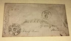 By Flag of Truce Civil War Letter Cover Old Point Comfort 31st Reg Maine Vol.