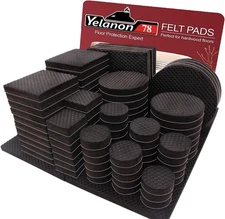 Yelanon Non Slip Furniture Pads 78 pcs (1+2+3+4)”, 78pcs (1+2+3+4)” 