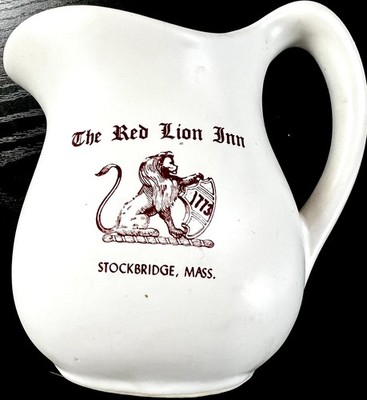 Red Lion Inn Stockbridge, Massachusetts Mini Pitcher Made in the USA 5'' RARE!