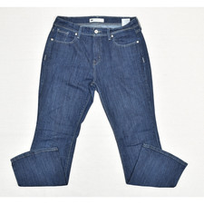 Levi's Women's Jeans Cotton Blue Size 10S 30x30 Zip Solid 515 Bootcut Denim