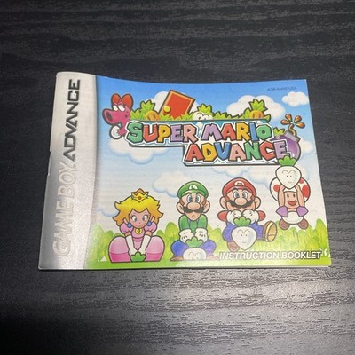 Super Mario Advance 1 Manual Booklet Nintendo Game Boy Advance GBA Authentic