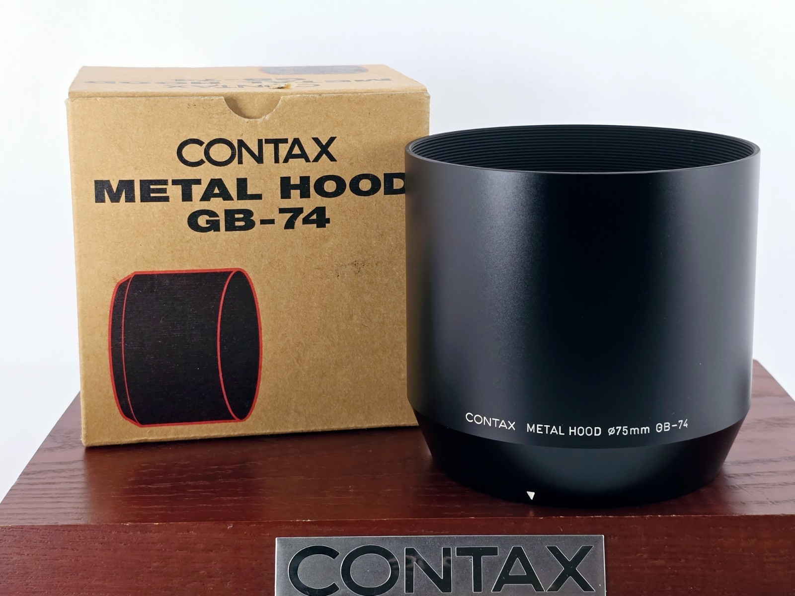 🌸[Unused] Contax GB-74 Metal Lens Hood Genuine for 645 Sonnar 210/F4 From Japan
