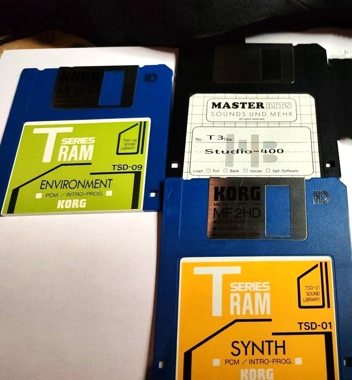 3 Sound Disketten für Korg T Serie