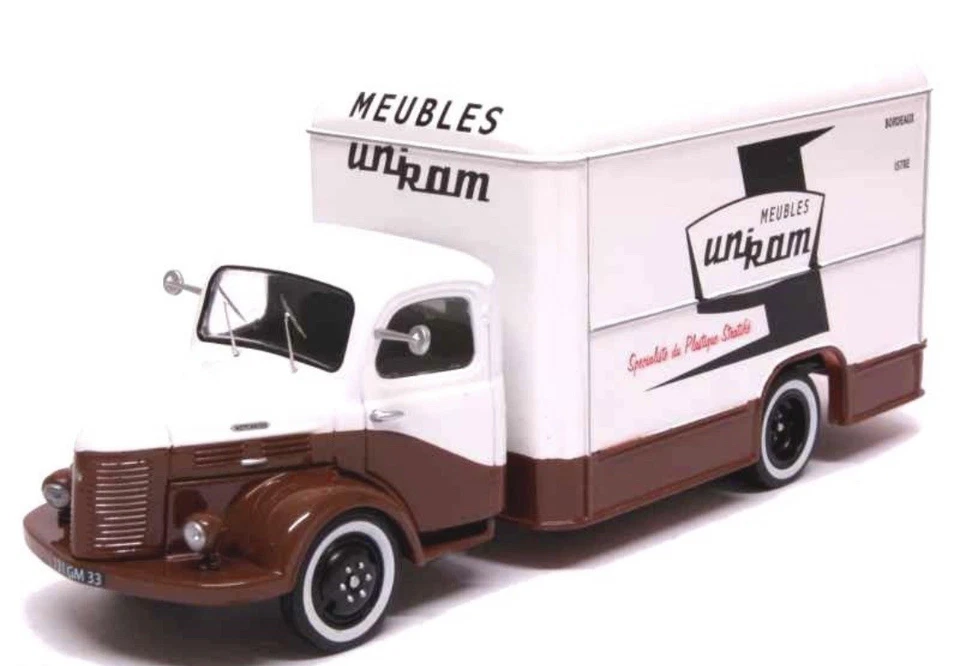 Modellino Eligor Hotchkiss PL25 Mobili 1952 1/43 1:43 Camion Metallo Nuovo Box - Immagine 2 di 4