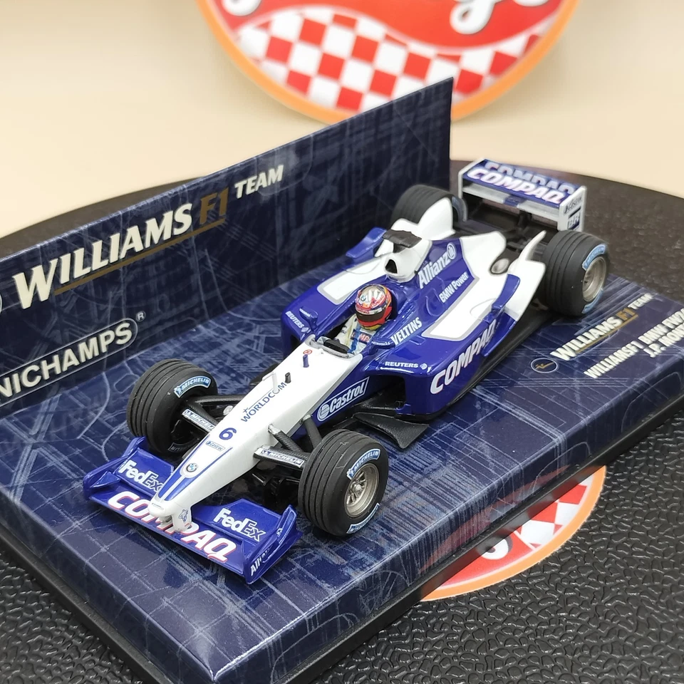 MINICHAMPS 1/43 Williams F1 BMW FW24 J.P. Montoya #6 400020006 - Image 2 of 4