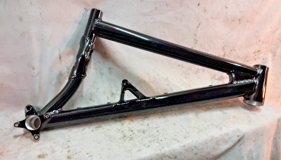 Cuadro de bicicleta MTB Mongoose Teocali 2020 suspensión completa 14" pequeño FS cola suave nuevo sin etiquetas Foto 3 de 4