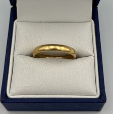 Vintage 22ct Gold Wedding Band Ring. Size O. 4.89 Grams. Birmingham 1937