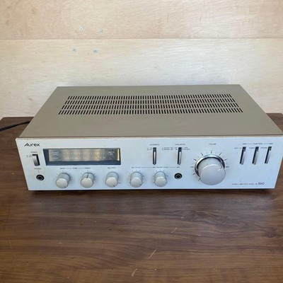 Aurex SB-760 Stereo Integrated Amplifier Power Meter Tested Working