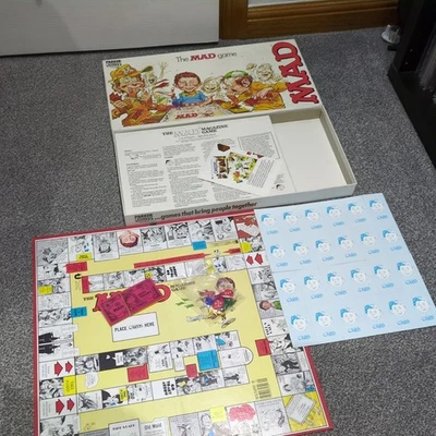 Vintage 1979 The Mad Game Brettspiel. Von Parker 100% Komplett. SIEHE INFO & FOTOS - Bild 1 von 4