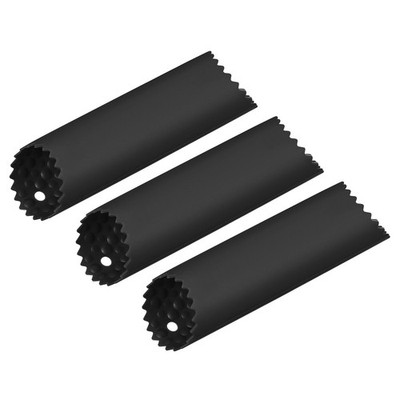 3Pcs Silicone Garlic Peeler Tube Non Slip for Kitchen Tool Black
