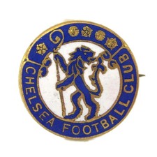 Rare CHELSEA FOOTBALL CLUB Pin Enamel Badge Thomas Fattorini Birmingham England