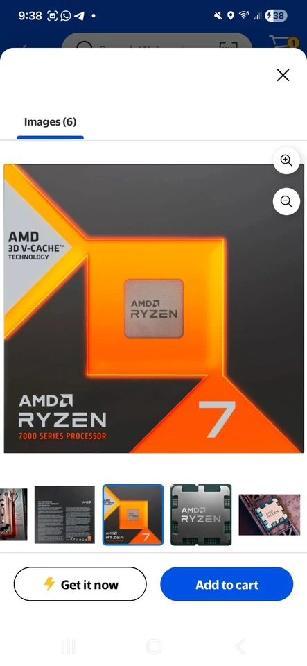 AMD Ryzen 7 7800X3D 8-Core - Image 3 of 4