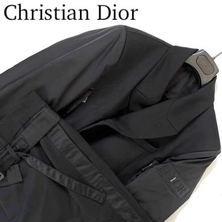 Ensemble costume noir avec ceinture DIOR HOMME x sacai L occasion rare collaboration