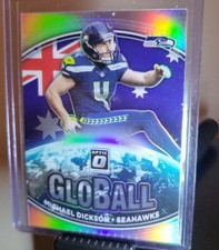 2021 Donruss Optic Michael Dickson Global Silver Prizm Seattle Seahawks #GB-6