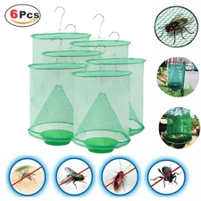 6 Pack Ranch Fly Trap Flay Catcher Effective Fly Trapper Killer for Yard Orchard
