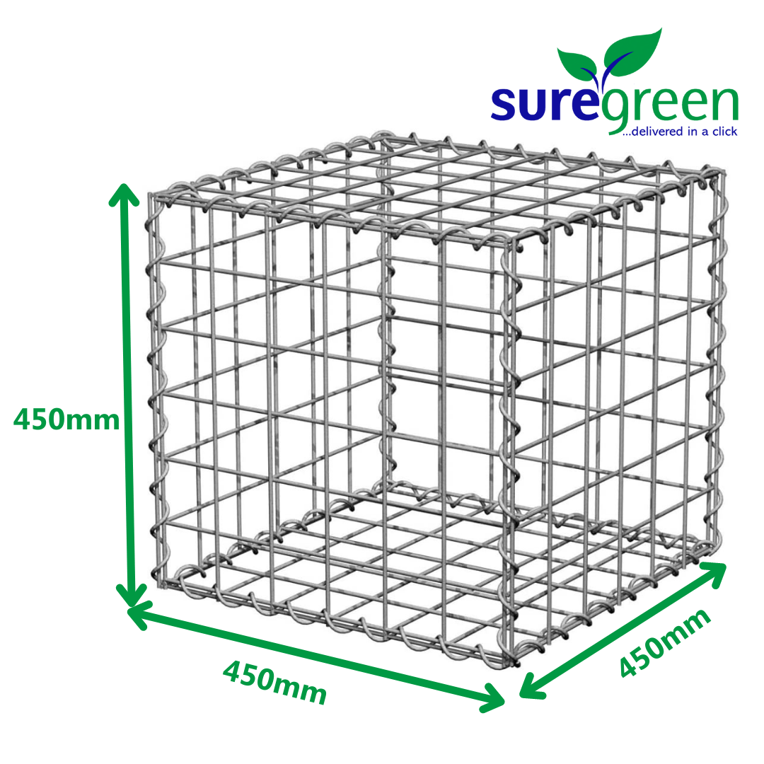 Gabion Baskets 10 Gauge Galvanised Wire Baskets for Retaining Walls eBay