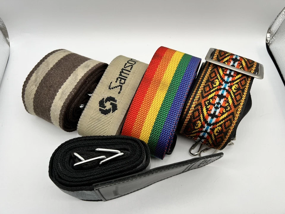 Lote De Colección De 5 Correas De Hombro Y Cuello Cámara Samsonite Foto 2 de 4