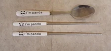 I'M PANDA chopsticks and spoon