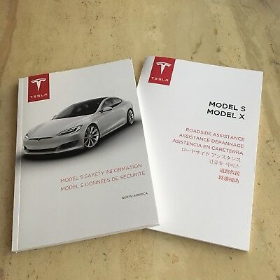 2017-2018 Tesla Model S Safety Information Manual & Roadside Assistance