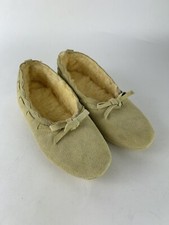 Easy Times Women’s 6 B, 100% Sheep Skin Fur Leather Slippers. Made in USA.