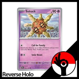Solrock 093/197 Obsidian Flames Reverse Holo