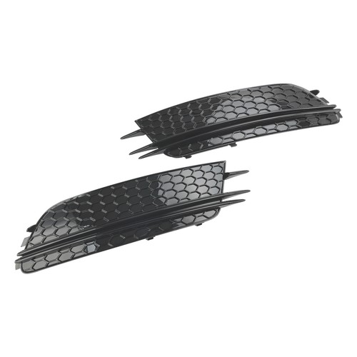 2PCS Front Fog Light Cover Bezel Grille Grill Fit Audi A6 4G C7 2012-2015 US - Picture 15 of 16