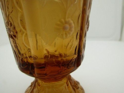 Fenton Paneled Daisy Cameo Opalescent Candle Holder Toothpick Holder #8294CO - Picture 6 of 10