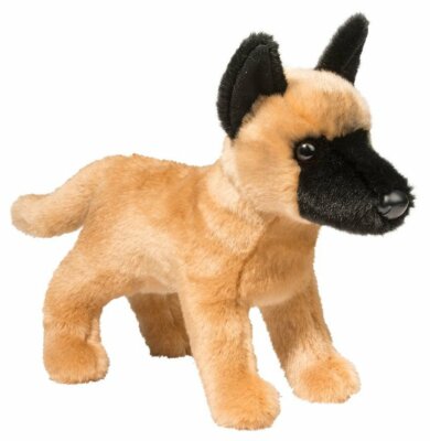 Douglas Klaus Belgian Malinois Plush Dog Stuffed Animal Toy Shepherd Pup 13'' NEW