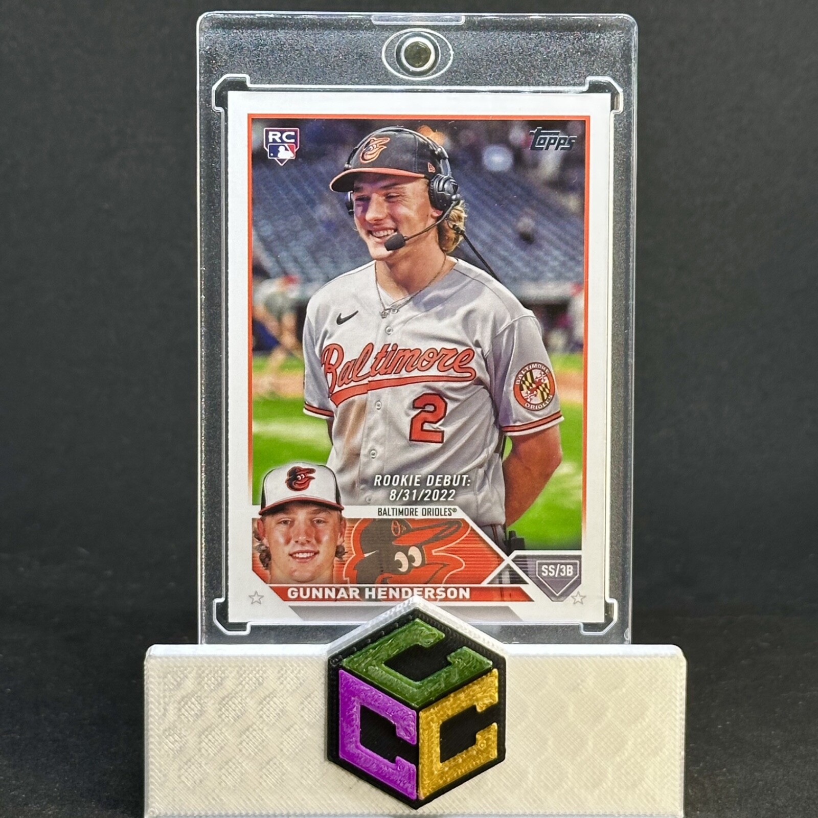 Gunnar Henderson 2023 Topps Update #US18 Rookie Debut Baltimore Orioles RC