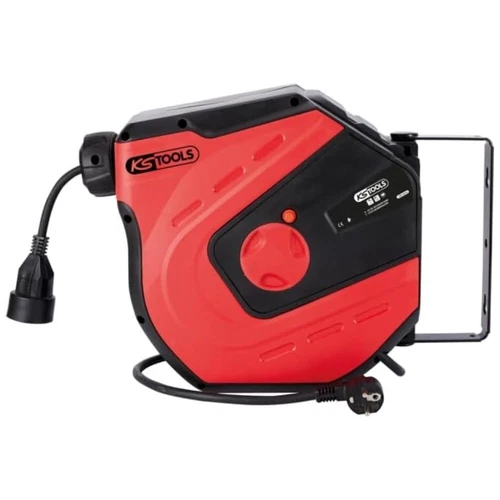 Wall-Mounted Electric Reel, 3X2.5MM² - 15M Red KSTOOLS