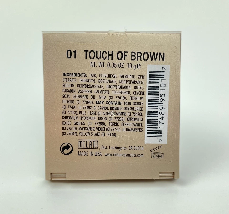 MILANI Shadow Wear Eye Shadow Quad #01 Touch Of Brown - Image 2 of 2