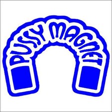 P%$$y Magnet Vinyl Decal / Sticker 2(TWO) Pack