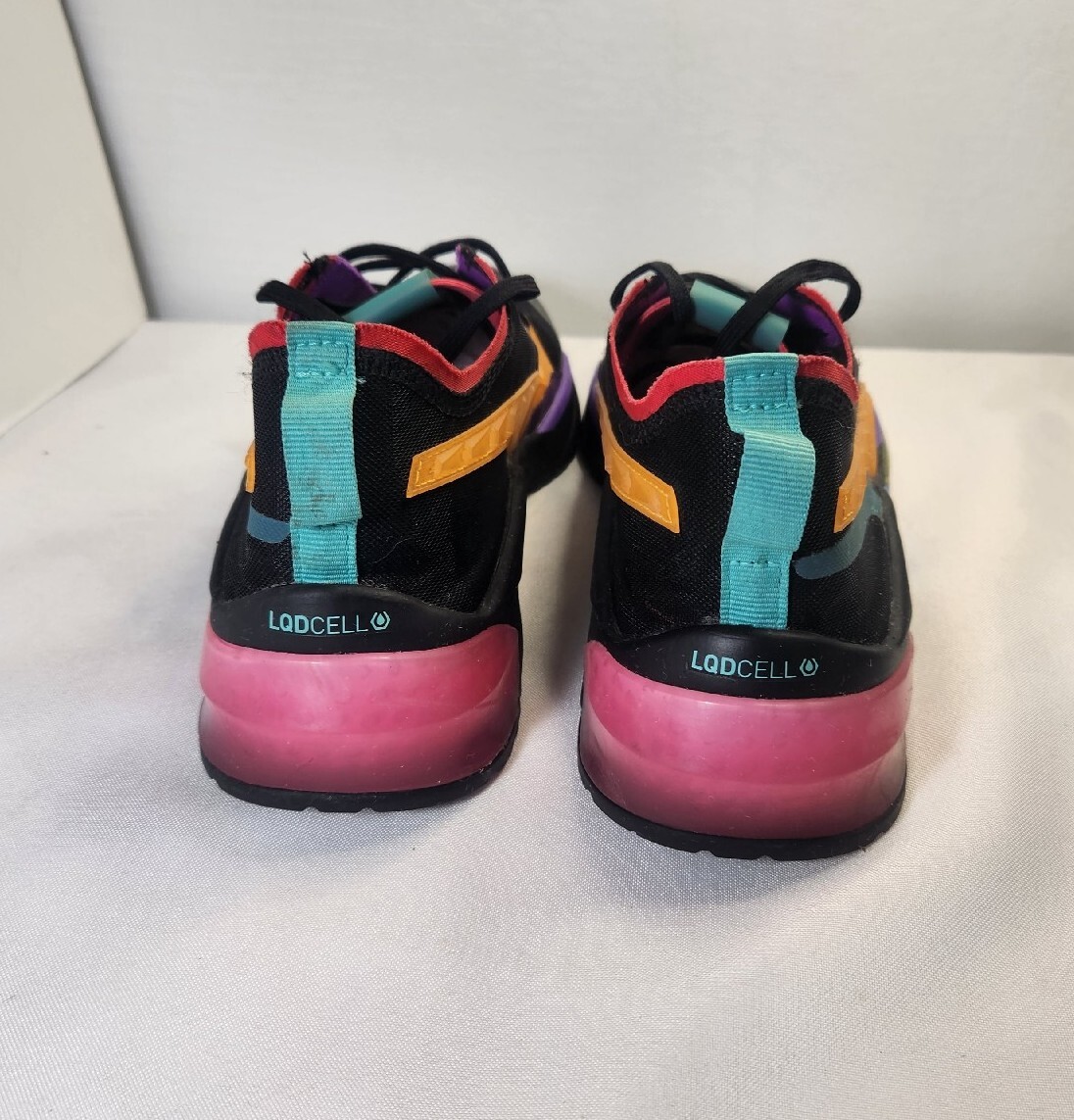 Puma LQDCell Optic Sheer Running Shoes Black & Multicolor Mens 8.5